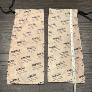Gucci dust bags (set of 2)